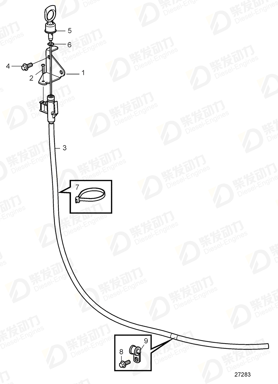 VOLVO Bracket 22072147 Drawing